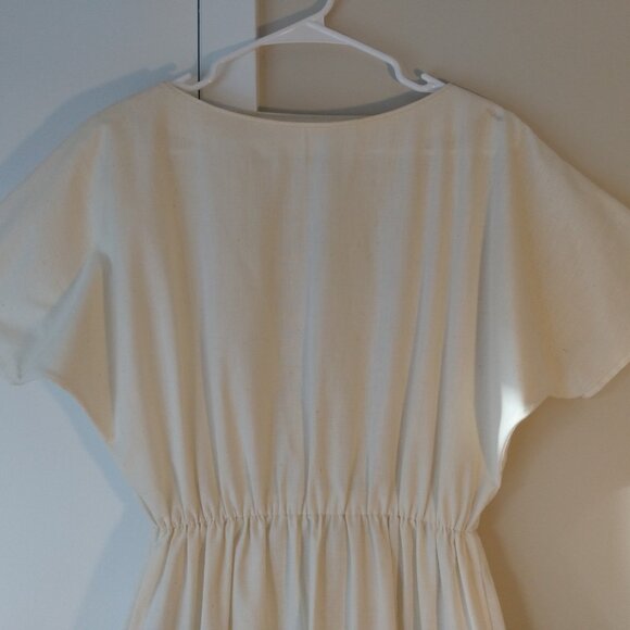 Vintage Greco Roman Dress Long Egyptian Style Theater Costume Boho Hippy - Picture 6 of 16